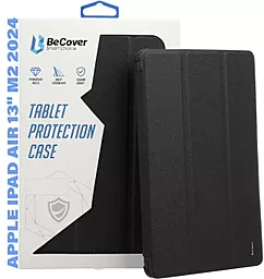 Чехол для планшета BeCover Smart Case для Apple iPad Air 13" M2 2024, M3 2025 Black (711611) - фото Чехол для планшета BeCover Smart Case для Apple iPad Air 13" M2 2024, M3 2025 Black (711611)