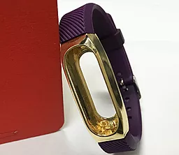 Сменный ремешок для фитнес трекера Xiaomi Mi Band 2 EMMIFIT Steel Sportswear Purple - миниатюра 2