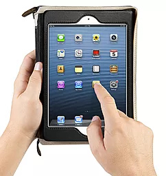 Чехол для планшета Twelvesouth Leather Case BookBook Classic Black for iPad mini (TWS-12-1235) - миниатюра 2