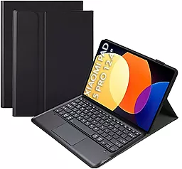 Чехол для планшета BeCover TouchPad с безпроводной клавиатурой для Xiaomi Pad 5 Pro Black (712394) - фото Чехол для планшета BeCover TouchPad с безпроводной клавиатурой для Xiaomi Pad 5 Pro Black (712394)