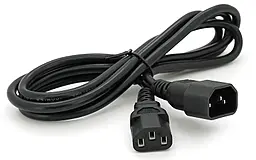 Кабель питания C13 - С14 3x0.75mm 1.8m black (PC-IEC C13-C14 CCA18) EasyLife - фото Кабель питания C13 - С14 3x0.75mm 1.8m black (PC-IEC C13-C14 CCA18) EasyLife