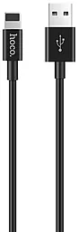 Кабель Hoco X23 Skilled USB-A - Lightning 12w 2.4a 1м cable Black - фото Кабель Hoco X23 Skilled USB-A - Lightning 12w 2.4a 1м cable Black
