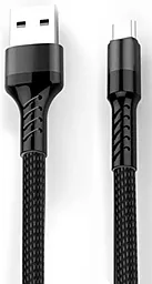 Кабель WUW X157 USB-A - Type-C 15w 3a 1м cable Black