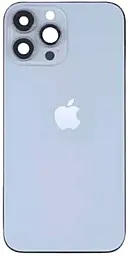 Задняя крышка корпуса Apple iPhone 13 Pro Max со стеклом камеры Sierra Blue - фото Задняя крышка корпуса Apple iPhone 13 Pro Max со стеклом камеры Sierra Blue