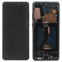 Дисплей Samsung Galaxy S20 Plus G985, S20 Plus 5G G986 з тачскріном і рамкою, (OLED), Black