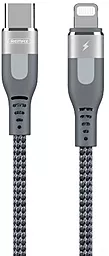 Кабель Remax Super USB Type-C - Lightning 18w 3a 1м PD сable Silver (RC-151cl) - фото Кабель Remax Super USB Type-C - Lightning 18w 3a 1м PD сable Silver (RC-151cl)