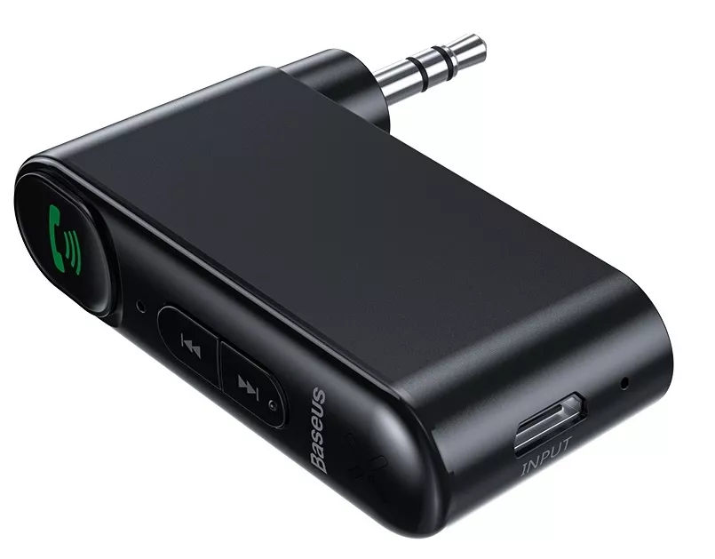 Bluetooth адаптер Baseus Qiyin AUX Car Bluetooth Receiver Black (WXQY-01) - фото 3