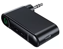Bluetooth адаптер Baseus Qiyin AUX Car Bluetooth Receiver Black (WXQY-01) - миниатюра 3