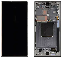 Дисплей Samsung Galaxy S24 Ultra S928 с тачскрином и рамкой, (TFT, без функции отпечатка пальца), Orange - фото Дисплей Samsung Galaxy S24 Ultra S928 с тачскрином и рамкой, (TFT, без функции отпечатка пальца), Orange