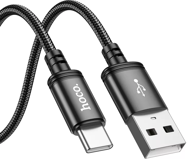 Кабель Hoco X91 USB-A - Type-C 15w 3a 3м cable Black - фото 3