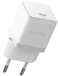 Сетевое зарядное устройство Baseus Palm 20w PD USB-C fast charger + USB-C to USB-C cable white (P10111602213-01) - фото Сетевое зарядное устройство Baseus Palm 20w PD USB-C fast charger + USB-C to USB-C cable white (P10111602213-01)
