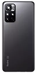 Задняя крышка корпуса Xiaomi Redmi Note 11 5G со стеклом камеры Mysterious Black