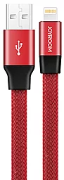 Кабель Joyroom S-M340 Magic USB-A - Lightning 12w 2.4a 1м cable Red - фото Кабель Joyroom S-M340 Magic USB-A - Lightning 12w 2.4a 1м cable Red