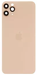 Задняя крышка корпуса Apple iPhone 11 Pro Max со стеклом камеры Matte Gold