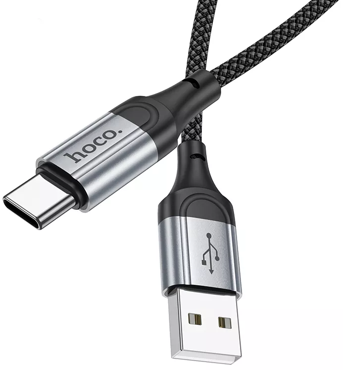 Кабель Hoco X102 Fresh USB-A - Type-C 15w 3a 1м cable Black - фото 5