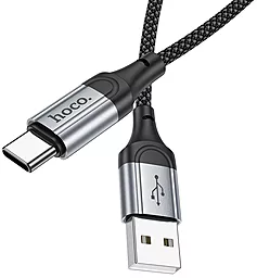 Кабель USB Hoco X102 Fresh 18w 3a USB Type-C cable black - миниатюра 5