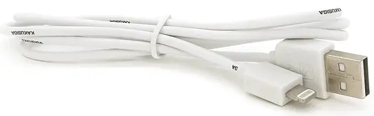 Кабель iKaku XUANFENG USB-A - Lightning 10.5w 1м cable White - фото 1
