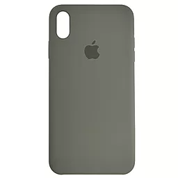 Чохол Silicone Case Full для Apple iPhone X, iPhone XS Dark Olive