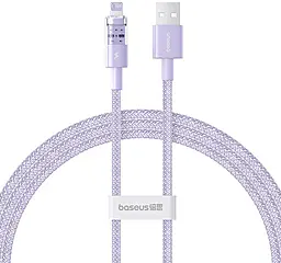 Кабель Baseus Gem Lightning USB-A - Lightning 12w 2.4a 1м cable Purple (P10373003511-00) - фото Кабель Baseus Gem Lightning USB-A - Lightning 12w 2.4a 1м cable Purple (P10373003511-00)