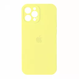 Чехол Silicone Case Full Camera для Apple iPhone 15 Pro Max mellow yellow - фото Чехол Silicone Case Full Camera для Apple iPhone 15 Pro Max mellow yellow