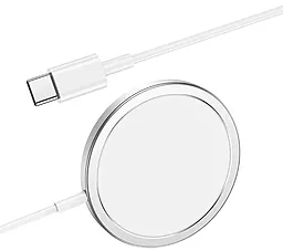 Беспроводное (индукционное) зарядное устройство XO CX004 15w wireless charger white/black - фото Беспроводное (индукционное) зарядное устройство XO CX004 15w wireless charger white/black