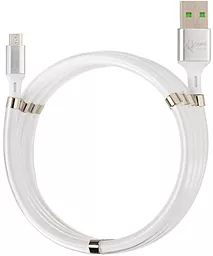 Кабель Krazi Super KZ-UC001m USB-A - micro USB 12w 2.4a 1м cable White - фото Кабель Krazi Super KZ-UC001m USB-A - micro USB 12w 2.4a 1м cable White
