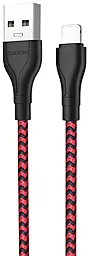 Кабель Borofone BX39 Beneficial USB-A - Lightning 12w 2.4a 1м cable Zebra - фото Кабель Borofone BX39 Beneficial USB-A - Lightning 12w 2.4a 1м cable Zebra
