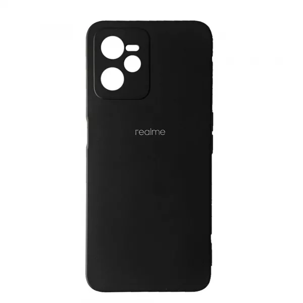 Чохол Silicone Case Full для Realme C35 Black - фото 1