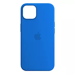 Чехол Silicone Case Full для Apple iPhone 14 Plus Capri Blue