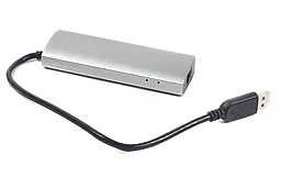 Переходник PowerPlant USB 3.0 3 порта + Gigabit Ethernet - миниатюра 2
