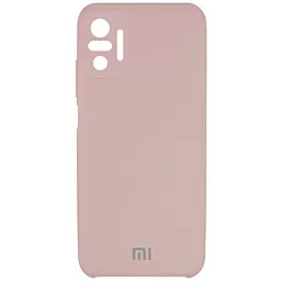 Чохол Epik Silicone Cover Full Camera (AAA) Xiaomi Redmi Note 10 Pro, 10 Pro Max Pink Sand