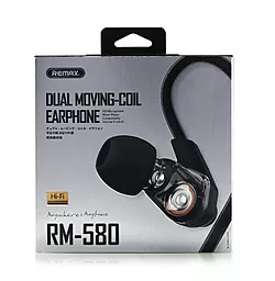 Навушники Remax RM-580 Black - мініатюра 3