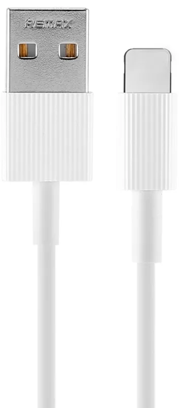 Кабель Remax Chaino USB-A - Lightning 12w 2.4a 1м cable White (RC-120i) - фото 1