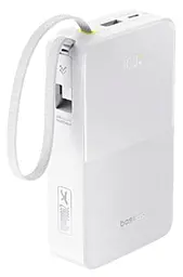 Повербанк Baseus EnerFill FC51 Bipow2 Pro 22.5W 20000 mAh White (E0027700) - фото Повербанк Baseus EnerFill FC51 Bipow2 Pro 22.5W 20000 mAh White (E0027700)