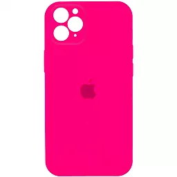 Чохол Silicone Case Full Camera Square для Apple iPhone 11 Pro Max Shiny pink - фото Чохол Silicone Case Full Camera Square для Apple iPhone 11 Pro Max Shiny pink