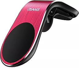 Держатель магнитный Usams Air Vent Clip Red (US-ZJ046)