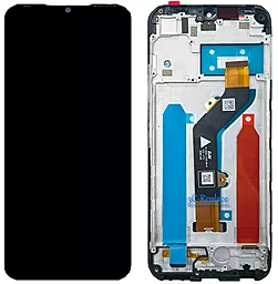 Дисплей Infinix Hot 12i с тачскрином и рамкой, Black - фото Дисплей Infinix Hot 12i с тачскрином и рамкой, Black