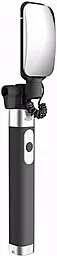 Моноподы, селфи-палки Rock Selfie stick with wire control & mirror II Black - фото Моноподы, селфи-палки Rock Selfie stick with wire control & mirror II Black