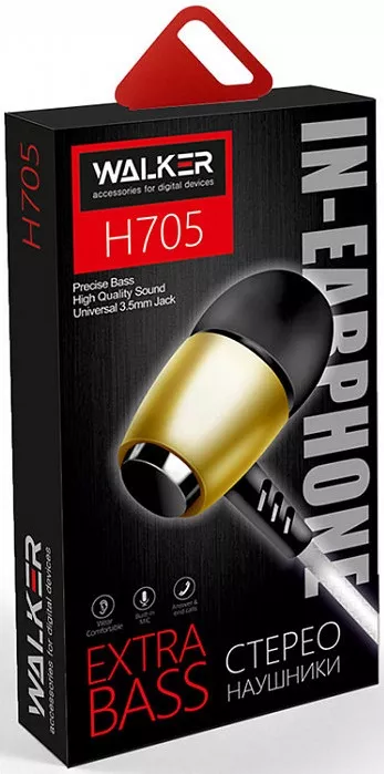 Наушники Walker H705 Gold - фото 2