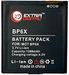 Аккумулятор Motorola Milestone / BP6X / BMM6258 (1200 mAh) ExtraDigital