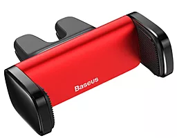 Держатель Baseus Steel Cannon Air Outlet Car Mount Red (SUGP-09) - фото Держатель Baseus Steel Cannon Air Outlet Car Mount Red (SUGP-09)