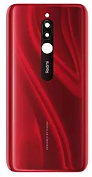 Задняя крышка корпуса Xiaomi Redmi 8 со стеклом камеры Ruby Red - фото Задняя крышка корпуса Xiaomi Redmi 8 со стеклом камеры Ruby Red