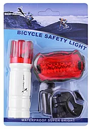 Фонарь велосипедный Bailong DMFL-08-2-1LED, STOP-5LED Waterproof - миниатюра 2 Фонарь велосипедный Bailong DMFL-08-2-1LED, STOP-5LED Waterproof - миниатюра 2