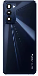 Задняя крышка корпуса Tecno Camon 18 со стеклом камеры, Original Dusk Gray - фото Задняя крышка корпуса Tecno Camon 18 со стеклом камеры, Original Dusk Gray