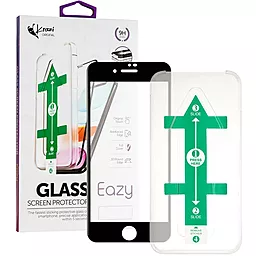 Защитное стекло Krazi Eazy + Installation frame Apple iPhone 7 Plus, iPhone 8 Plus Black - фото Защитное стекло Krazi Eazy + Installation frame Apple iPhone 7 Plus, iPhone 8 Plus Black