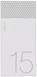 Повербанк GOLF Hive15 15000 mAh White - фото Повербанк GOLF Hive15 15000 mAh White