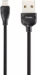 Кабель Gelius Pro WineGlass USB-A - Lightning 12w 2.4a 1м cable Black - фото Кабель Gelius Pro WineGlass USB-A - Lightning 12w 2.4a 1м cable Black
