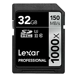 Карта пам'яті Lexar 32GB SDHC Professional Class 10 UHS-II U3 (LSD32GCRBEU1000)