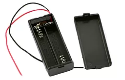Корпус для акумуляторів закритий 2xAAA (R03) з кришкою та вимикачем