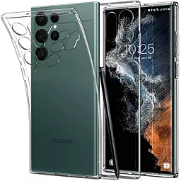 Чохол Spigen Liquid Crystal для Samsung Galaxy S22 Ultra Crystal Clear (ACS03912)